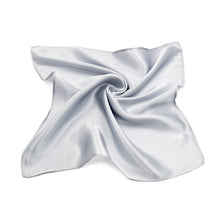 Load image into Gallery viewer, Premium 100% Pure Mulberry Silk Solid Pocket Square Handkerchief Scarf 13.5" - Diff Color