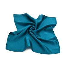 Load image into Gallery viewer, Premium 100% Pure Mulberry Silk Solid Pocket Square Handkerchief Scarf 13.5" - Diff Color