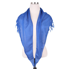 Load image into Gallery viewer, Elegant Solid Color Chiffon Lace Fashion Scarf Shawl Wrap