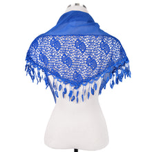 Load image into Gallery viewer, Elegant Solid Color Chiffon Lace Fashion Scarf Shawl Wrap