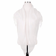 Load image into Gallery viewer, Elegant Solid Color Chiffon Lace Fashion Scarf Shawl Wrap