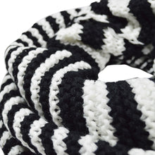 Load image into Gallery viewer, Premium Winter Classic Striped Knit Infinity Loop Circle Scarf - Diff Colors