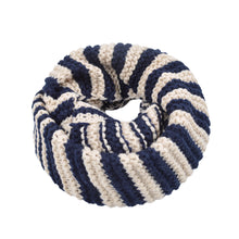 Load image into Gallery viewer, Premium Winter Classic Striped Knit Infinity Loop Circle Scarf - Diff Colors