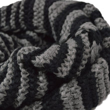 Load image into Gallery viewer, Premium Winter Classic Striped Knit Infinity Loop Circle Scarf - Diff Colors