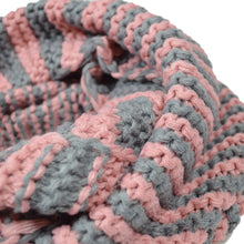 Load image into Gallery viewer, Premium Winter Classic Striped Knit Infinity Loop Circle Scarf - Diff Colors