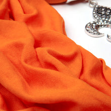 Load image into Gallery viewer, Elegant Charm Pendant Jewelry Necklace Scarf w- Fleur de lis Medallion