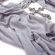 Load image into Gallery viewer, Elegant Cross Charm Pendant Jewelry Necklace Scarf