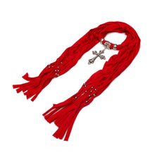 Load image into Gallery viewer, Elegant Cross Charm Pendant Jewelry Necklace Scarf