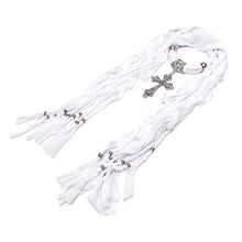 Load image into Gallery viewer, Elegant Cross Charm Pendant Jewelry Necklace Scarf