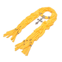 Load image into Gallery viewer, Elegant Cross Charm Pendant Jewelry Necklace Scarf