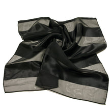 Load image into Gallery viewer, Premium Silk Feel Striped Satin Square Scarf 21"