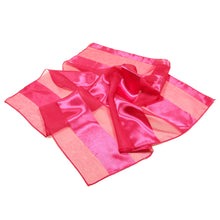 Load image into Gallery viewer, Premium Silk Feel Striped Satin Square Scarf 21"