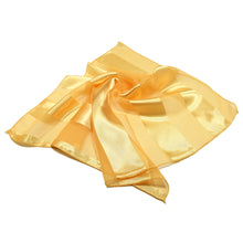 Load image into Gallery viewer, Premium Silk Feel Striped Satin Square Scarf 21"