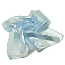 Load image into Gallery viewer, Premium Silk Feel Striped Satin Square Scarf 21"