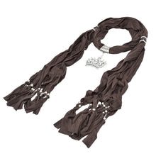 Load image into Gallery viewer, Elegant Princess Crown Charm Pendant Jewelry Necklace Scarf