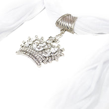 Load image into Gallery viewer, Elegant Princess Crown Charm Pendant Jewelry Necklace Scarf