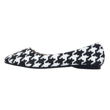 Load image into Gallery viewer, Sol Los Angeles Premium Women's Houndtooth Ballet Flat Shoes