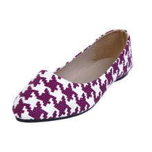 Load image into Gallery viewer, Sol Los Angeles Premium Women's Houndtooth Ballet Flat Shoes