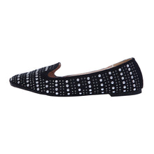 Load image into Gallery viewer, Sol Los Angeles Premium Women&#39;s Studded Suede Ballet Flat Shoes
