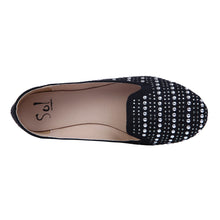 Load image into Gallery viewer, Sol Los Angeles Premium Women&#39;s Studded Suede Ballet Flat Shoes
