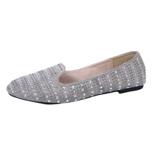 Load image into Gallery viewer, Sol Los Angeles Premium Women's Studded Suede Ballet Flat Shoes