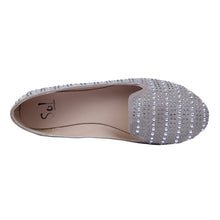 Load image into Gallery viewer, Sol Los Angeles Premium Women&#39;s Studded Suede Ballet Flat Shoes
