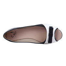 Load image into Gallery viewer, Sol Los Angeles Women's Classic Wide 2-Tone Ballet Flat Shoes