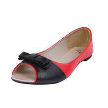 Load image into Gallery viewer, Sol Los Angeles Women&#39;s Classic Wide 2-Tone Ballet Flat Shoes
