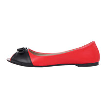 Load image into Gallery viewer, Sol Los Angeles Women's Classic Wide 2-Tone Ballet Flat Shoes