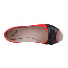 Load image into Gallery viewer, Sol Los Angeles Women&#39;s Classic Wide 2-Tone Ballet Flat Shoes
