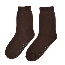 Load image into Gallery viewer, Men's Extra Thick Plain Solid Non-Skid Thermal Fleece-lined Knitted Winter Socks