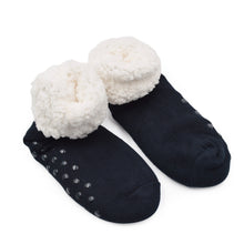 Load image into Gallery viewer, Men's Extra Thick Plain Solid Non-Skid Thermal Fleece-lined Knitted Winter Socks