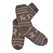 Load image into Gallery viewer, Extra Thick Reindeer Non-Skid Thermal Fleece-lined Knitted Plush Winter Socks
