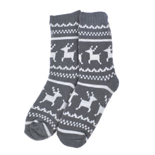 Load image into Gallery viewer, Extra Thick Reindeer Non-Skid Thermal Fleece-lined Knitted Plush Winter Socks