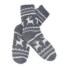 Load image into Gallery viewer, Extra Thick Reindeer Non-Skid Thermal Fleece-lined Knitted Plush Winter Socks
