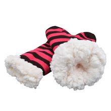 Load image into Gallery viewer, Extra Thick Striped Non-Skid Thermal Fleece-lined Knitted Plush Winter Socks