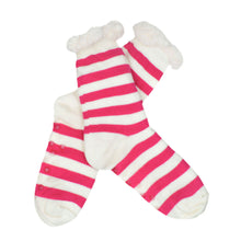 Load image into Gallery viewer, Extra Thick Striped Non-Skid Thermal Fleece-lined Knitted Plush Winter Socks