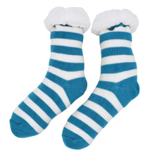 Load image into Gallery viewer, Extra Thick Striped Thermal Fleece-lined Knitted Plush Winter Socks
