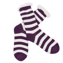 Load image into Gallery viewer, Extra Thick Striped Thermal Fleece-lined Knitted Plush Winter Socks