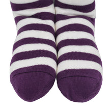 Load image into Gallery viewer, Extra Thick Striped Thermal Fleece-lined Knitted Plush Winter Socks