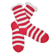 Load image into Gallery viewer, Extra Thick Striped Thermal Fleece-lined Knitted Plush Winter Socks
