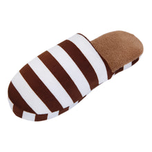 Load image into Gallery viewer, Classic Striped Fleece Fabric House Slippers - Different Colors
