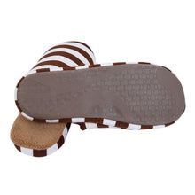 Load image into Gallery viewer, Classic Striped Fleece Fabric House Slippers - Different Colors
