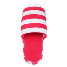Load image into Gallery viewer, Classic Striped Fleece Fabric House Slippers - Different Colors