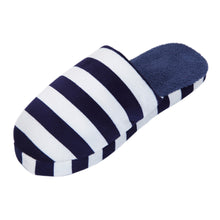 Load image into Gallery viewer, Classic Striped Fleece Fabric House Slippers - Different Colors
