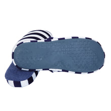 Load image into Gallery viewer, Classic Striped Fleece Fabric House Slippers - Different Colors
