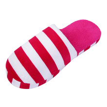 Load image into Gallery viewer, Classic Striped Fleece Fabric House Slippers - Different Colors