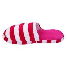 Load image into Gallery viewer, Classic Striped Fleece Fabric House Slippers - Different Colors