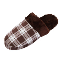 Load image into Gallery viewer, Plaid Cozy Plush Fleece House Slippers