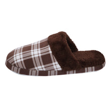 Load image into Gallery viewer, Plaid Cozy Plush Fleece House Slippers